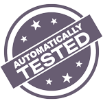 Automated testing seal